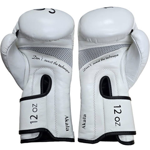 Boxing Gloves Akala White Techniques Canada White