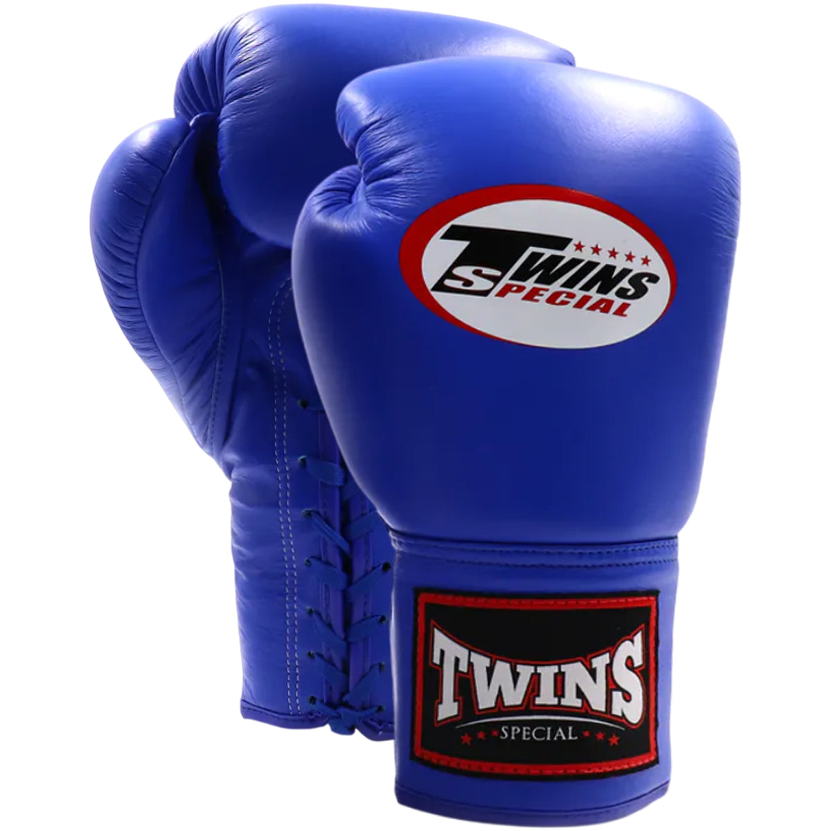 Boxing Gloves BGLL-1 Lace-Up Twins Special Blue (Leather)