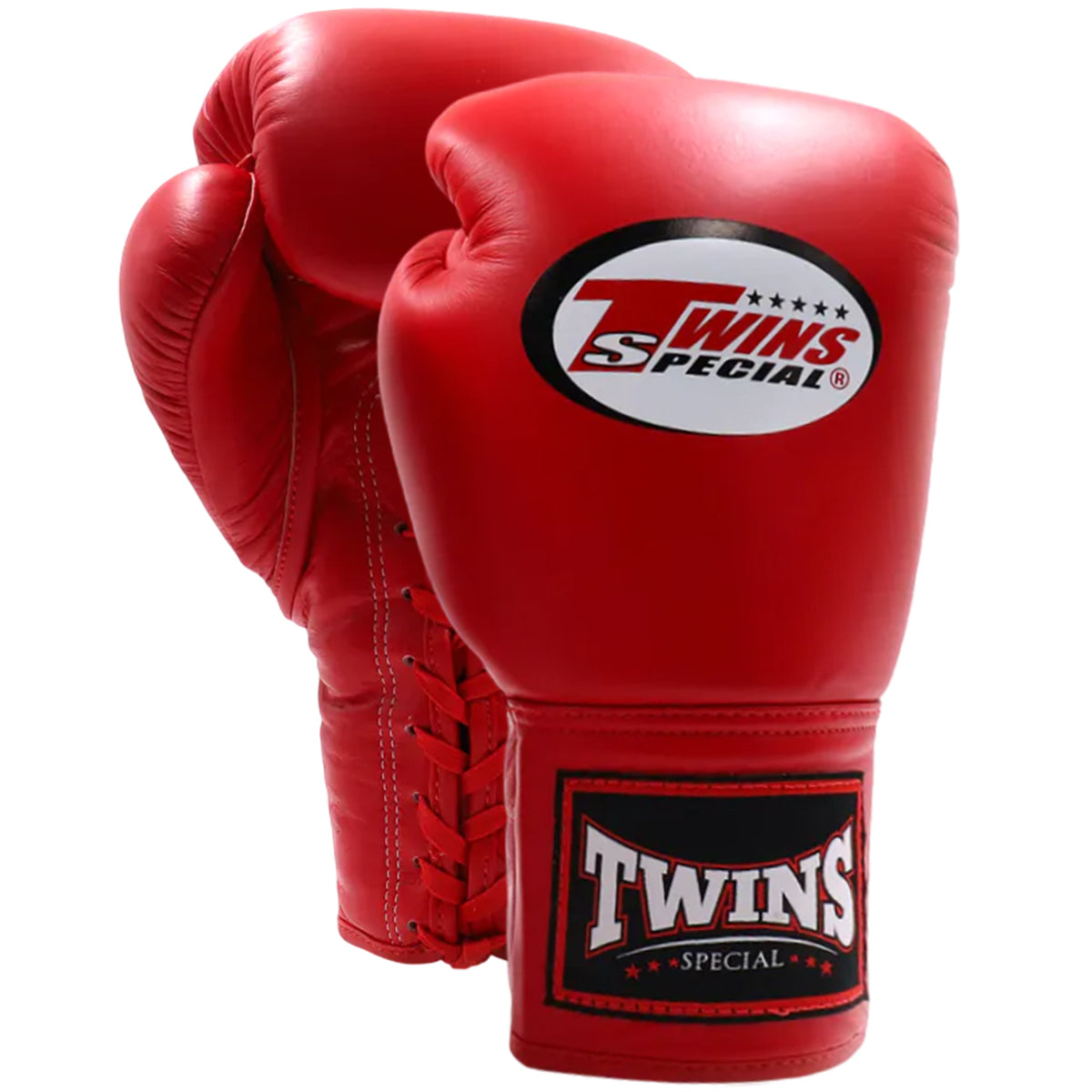 Boxing Gloves BGLL-1 Lace-Up Twins Special Red (Leather)