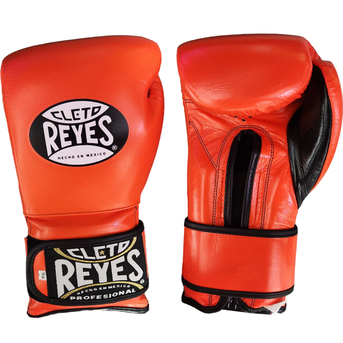 Boxing Gloves Cleto Reyes Hook Loop Closure Orange New Tiger (Free Shipping)
