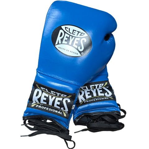 Boxing Gloves Cleto Reyes Traditional Lace-Up Blue