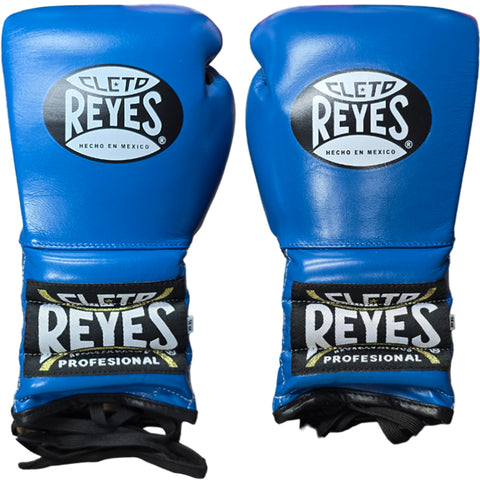 Boxing Gloves Cleto Reyes Traditional Lace-Up Blue