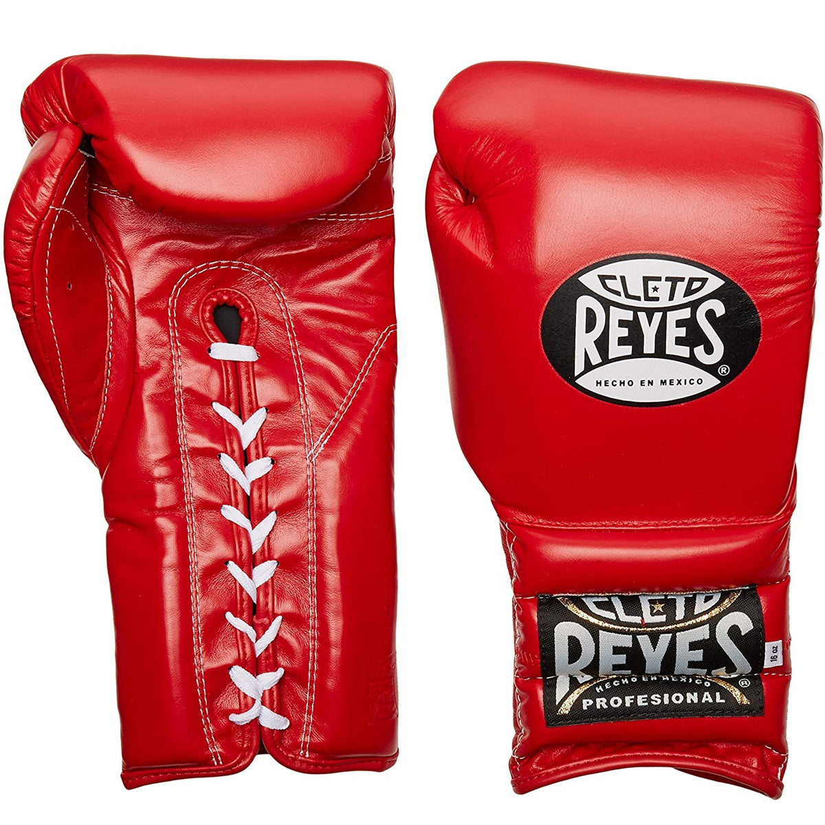 Boxing Gloves Cleto Reyes Traditional lace-up Red