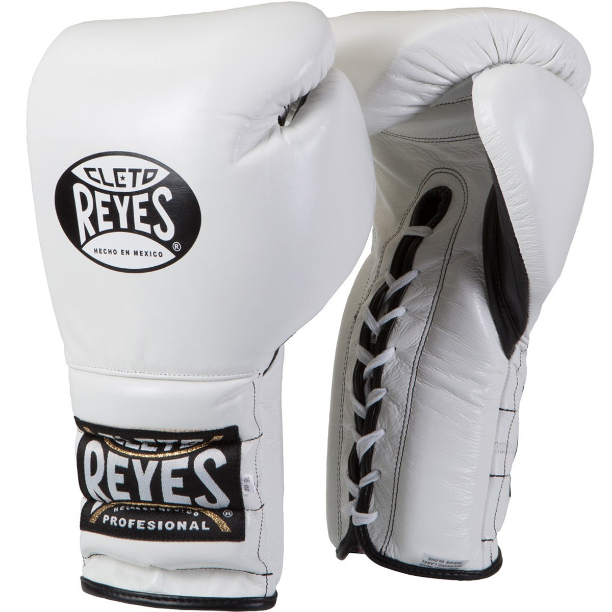 Boxing Gloves Cleto Reyes Traditional lace-up White