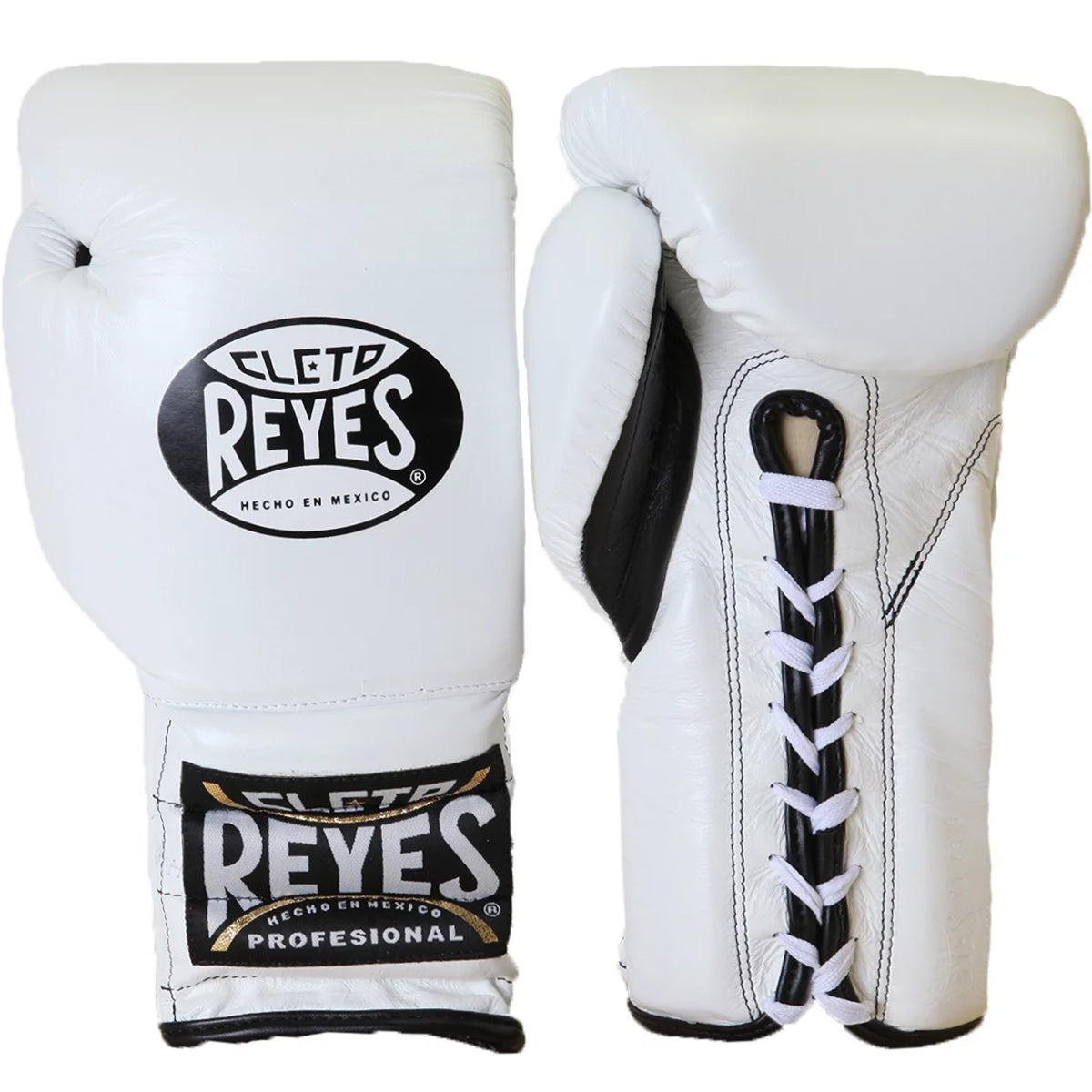 Boxing Gloves Cleto Reyes Traditional lace-up White (Free Shipping)