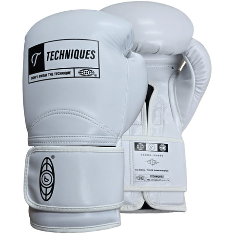 Boxing Gloves DST2 White Techniques Canada White