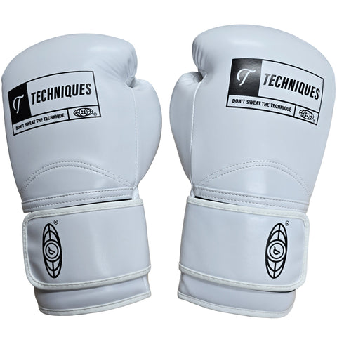 Boxing Gloves DST2 White Techniques Canada White