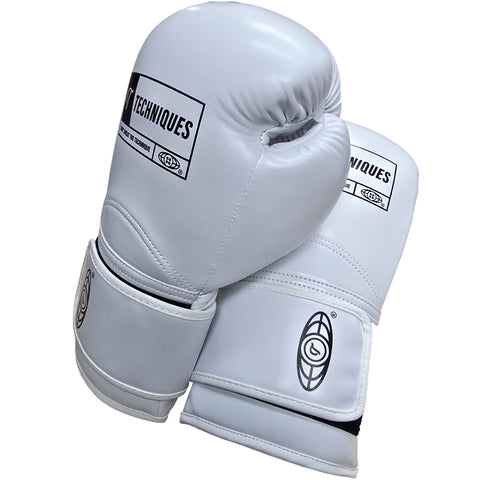 Boxing Gloves DST2 White Techniques Canada White