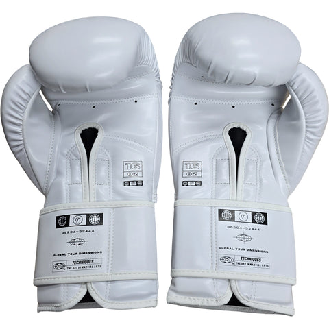 Boxing Gloves DST2 White Techniques Canada White