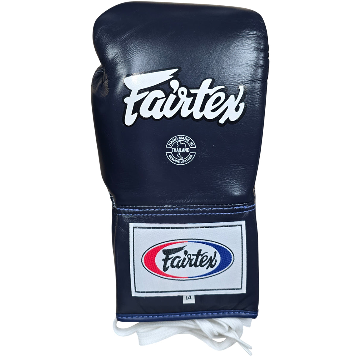 Boxing Gloves Fairtex BGL6 Blue Lace-Up Pro Fight