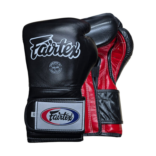 Fairtex BGV9 Boxing Gloves, Black Red, view 1