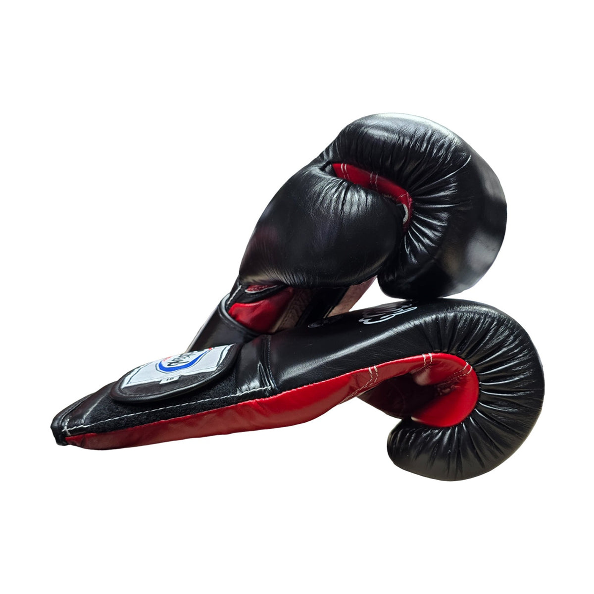 Fairtex BGV9 Boxing Gloves, Black Red, view 4