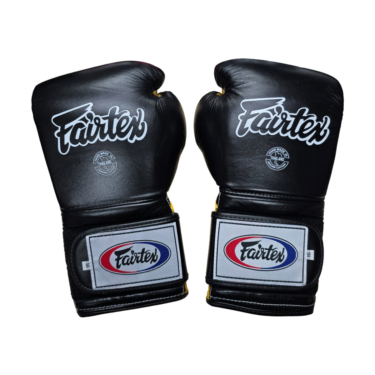 Fairtex BGV9 Boxing Gloves, Black Yellow, view 3