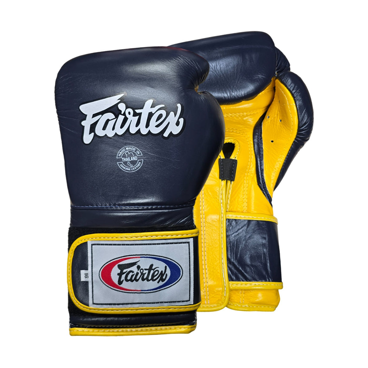 Fairtex BGV9 Boxing Gloves, Blue Yellow, view 1
