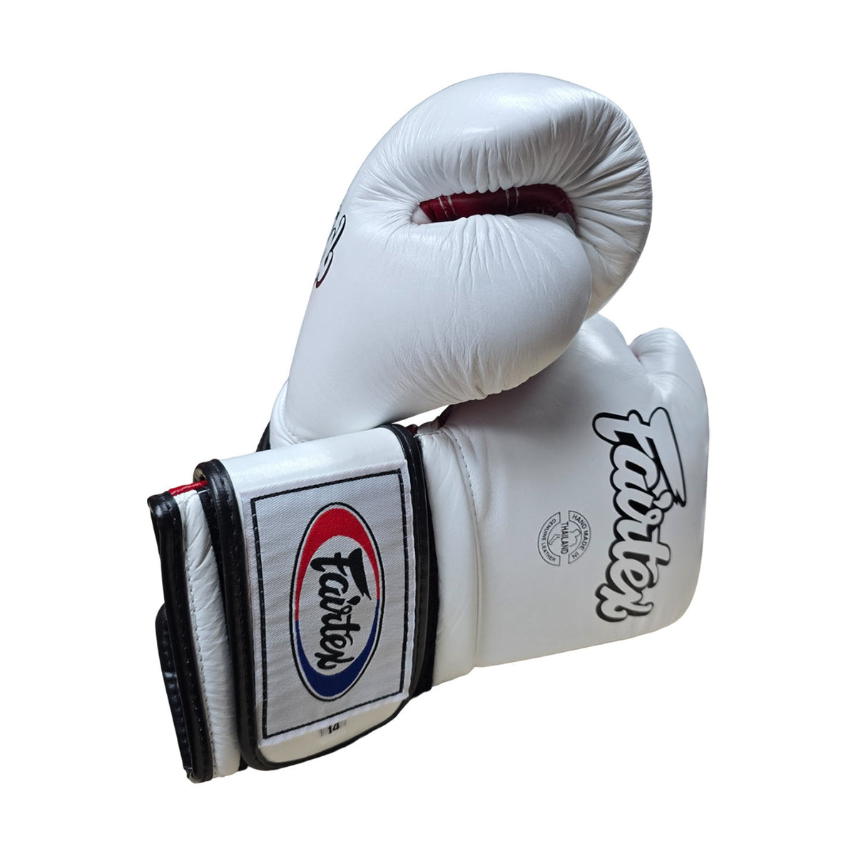 Fairtex BGV9 Boxing Gloves, White Red, view 3