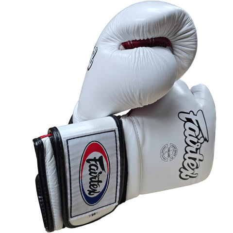 Boxing Gloves Fairtex BGV9 White Red