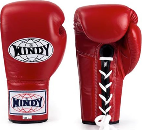 Boxing Gloves Lace-up Windy BGL Red