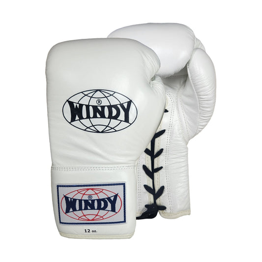 Boxing Gloves Lace-up Windy BGL White