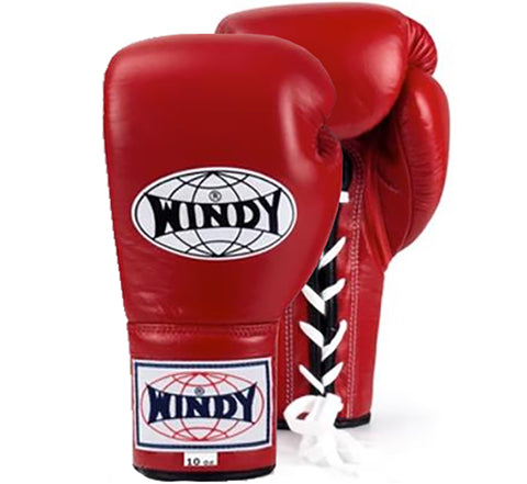 Boxing Gloves Lace-up Windy BGL Red