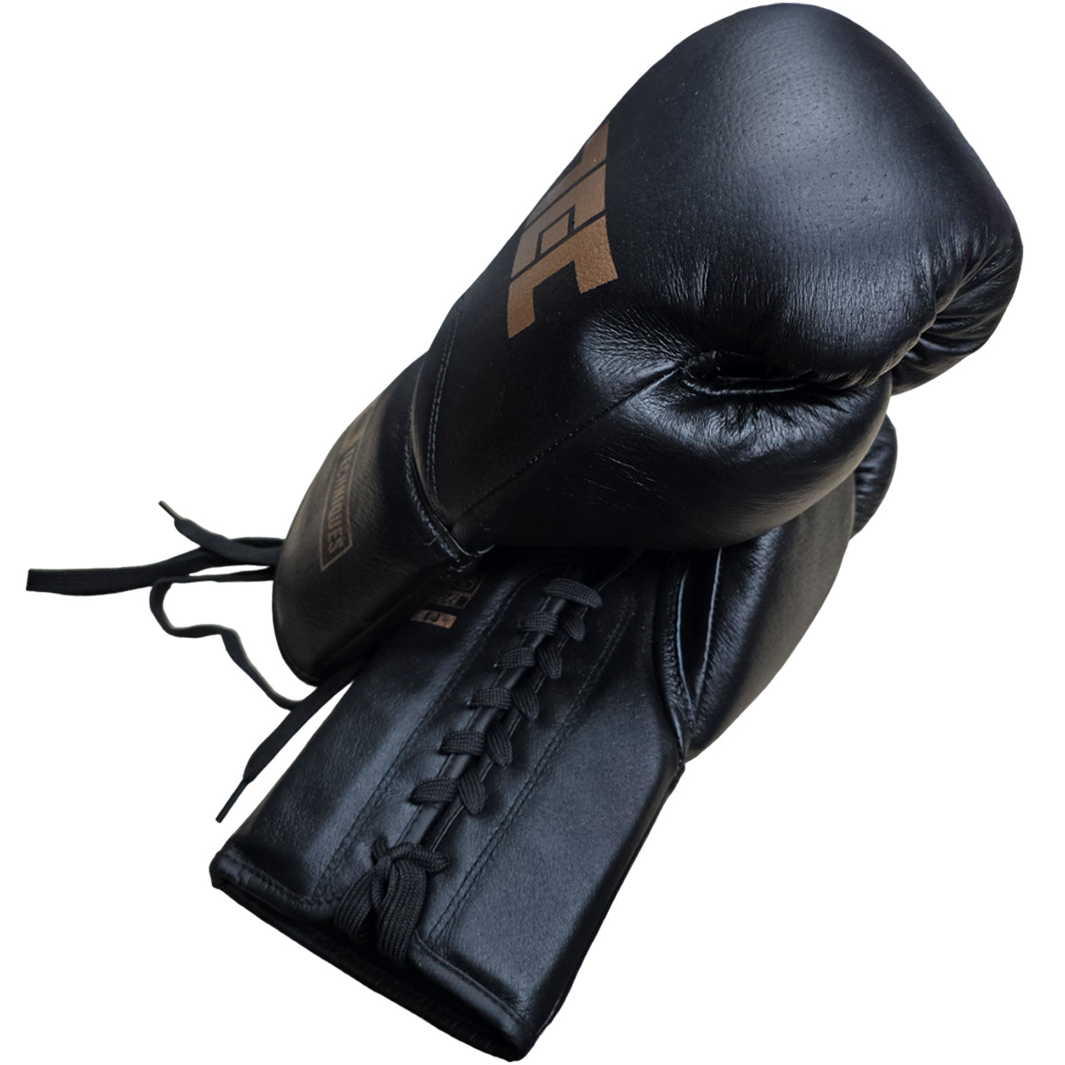 Boxing Gloves Professional TEC Lace-Up Techniques Canada Black