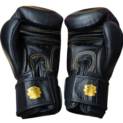 Boxing Gloves Raja RJB-P1 Black Premium "Porsche design" Muay Thai