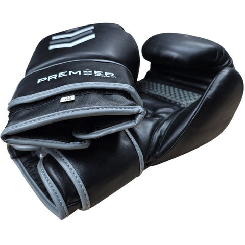 Boxing Gloves Revgear Premier Deluxe Black Gray