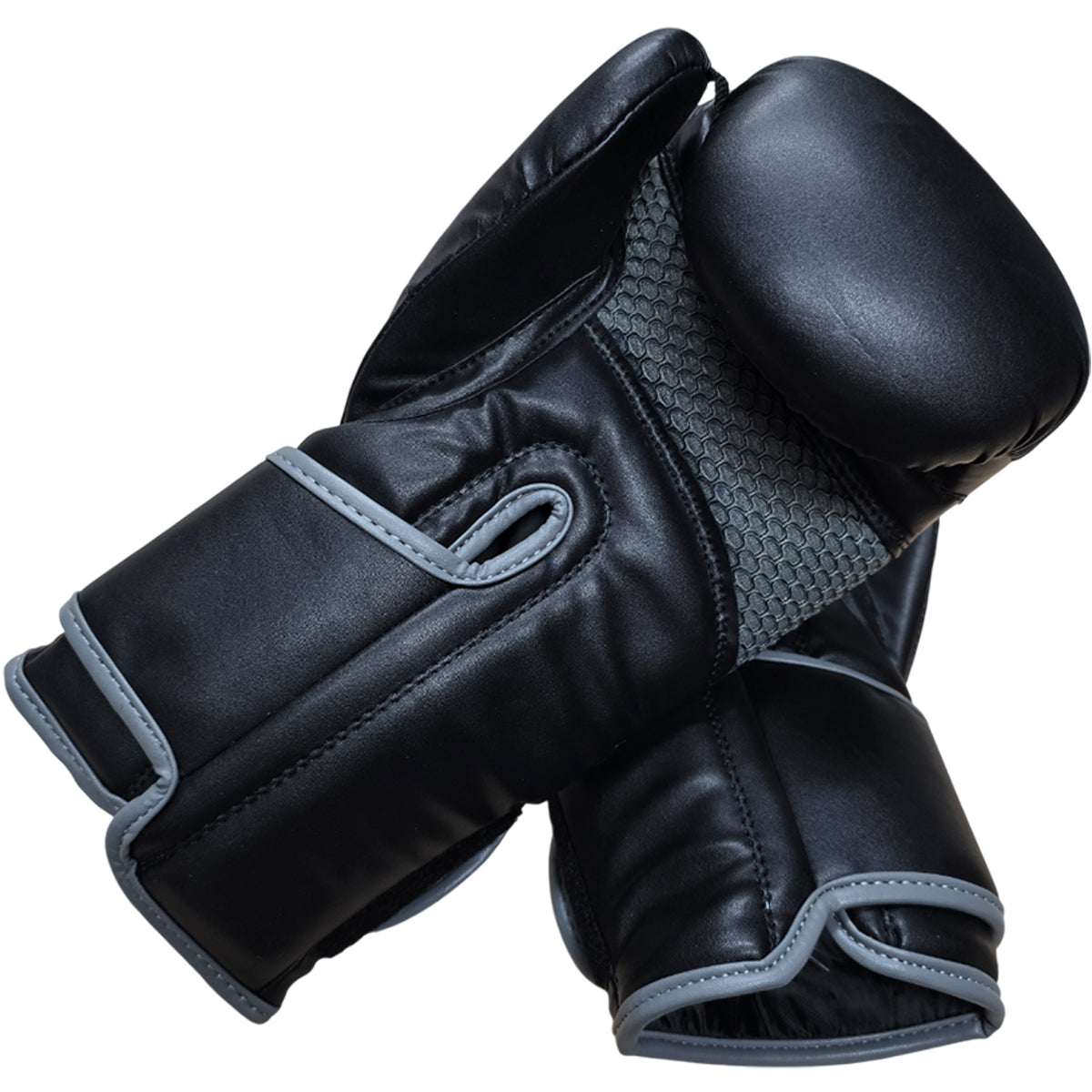 Boxing Gloves Revgear Premier Deluxe Black Gray