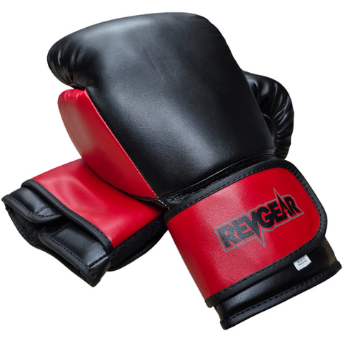 Boxing Gloves Revgear VIP Synthetic Leather Red