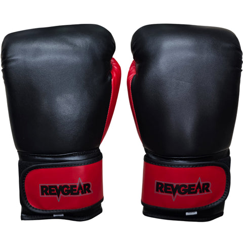 Boxing Gloves Revgear VIP Synthetic Leather Red