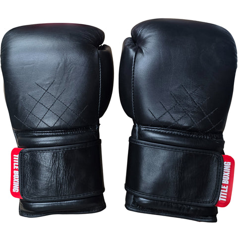 Boxing Gloves Title TITLE Boxing Ko-Vert Training Black