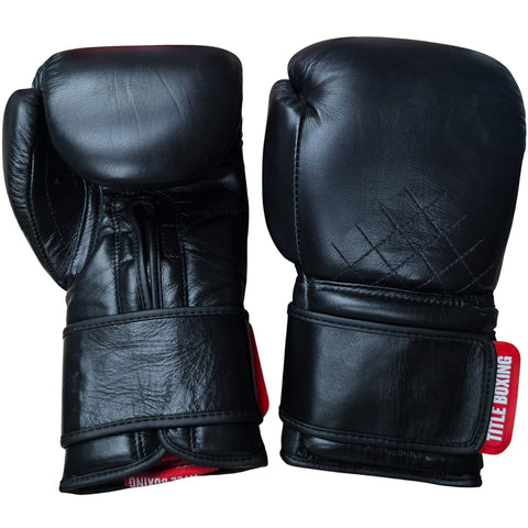 Boxing Gloves Title TITLE Boxing Ko-Vert Training Black