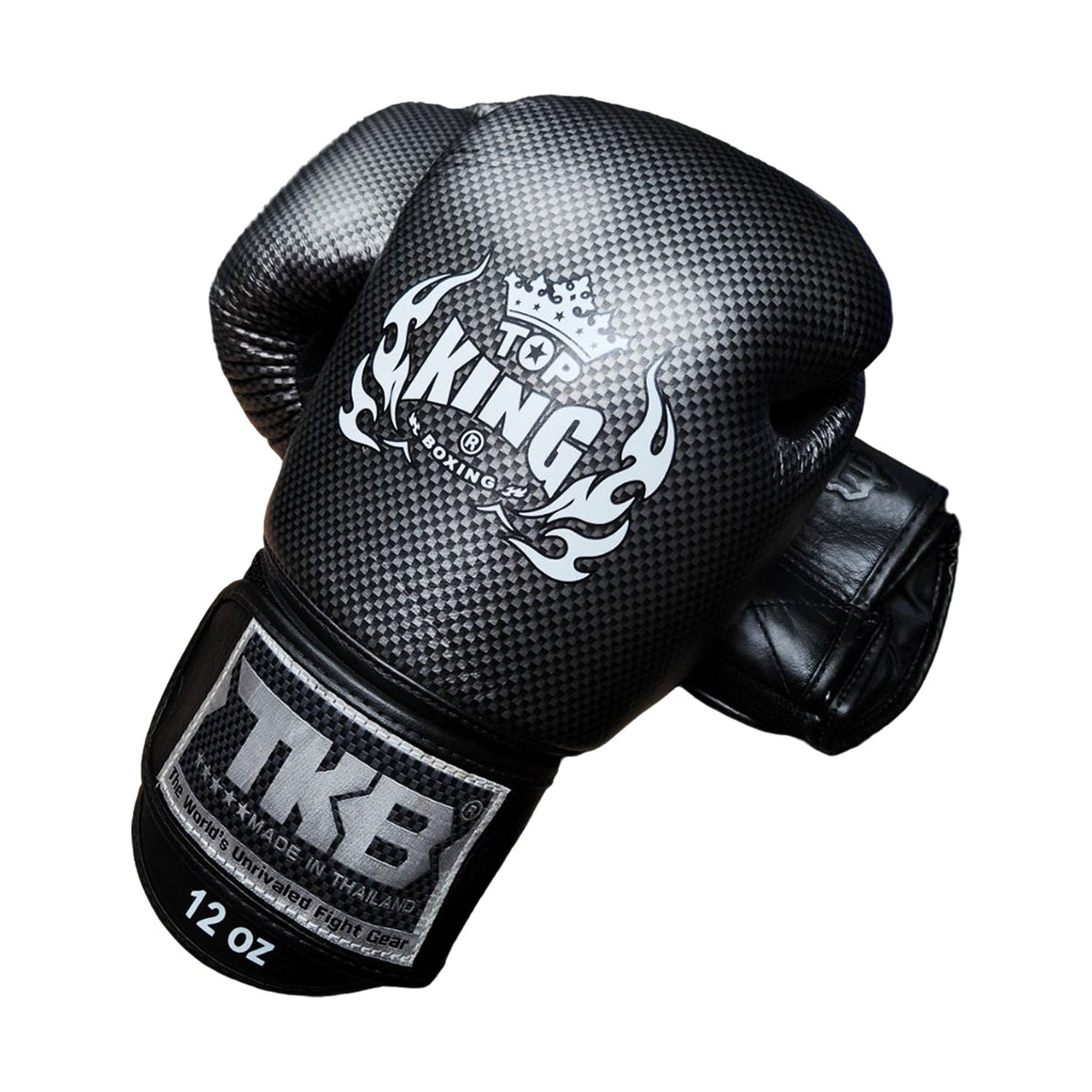 Top King TKBGEM-02 Empower Boxing Gloves, Black Silver, view 2