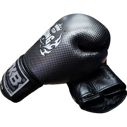 Boxing Gloves Top King TKBGEM-02 Air Black Silver Muay Thai Old Logo