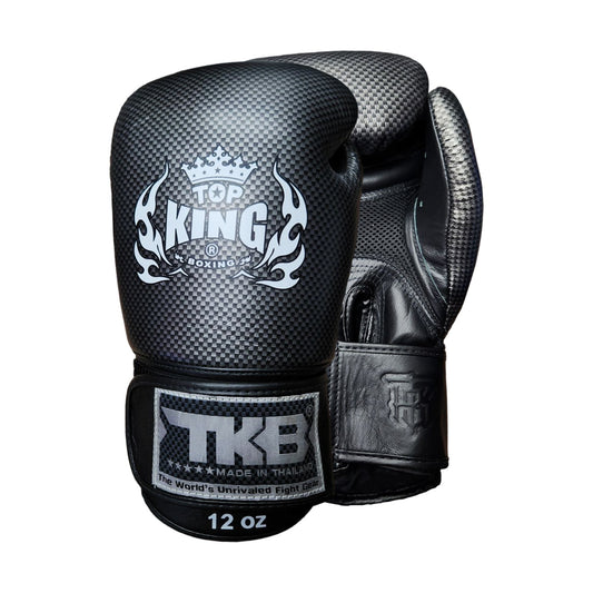 Top King TKBGEM-02 Empower Boxing Gloves, Black Silver, view 1
