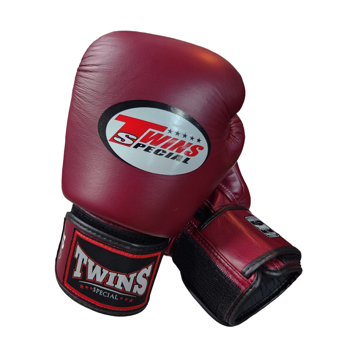 Twins Special BGVL3 Boxing Gloves, Burgundy, view 3