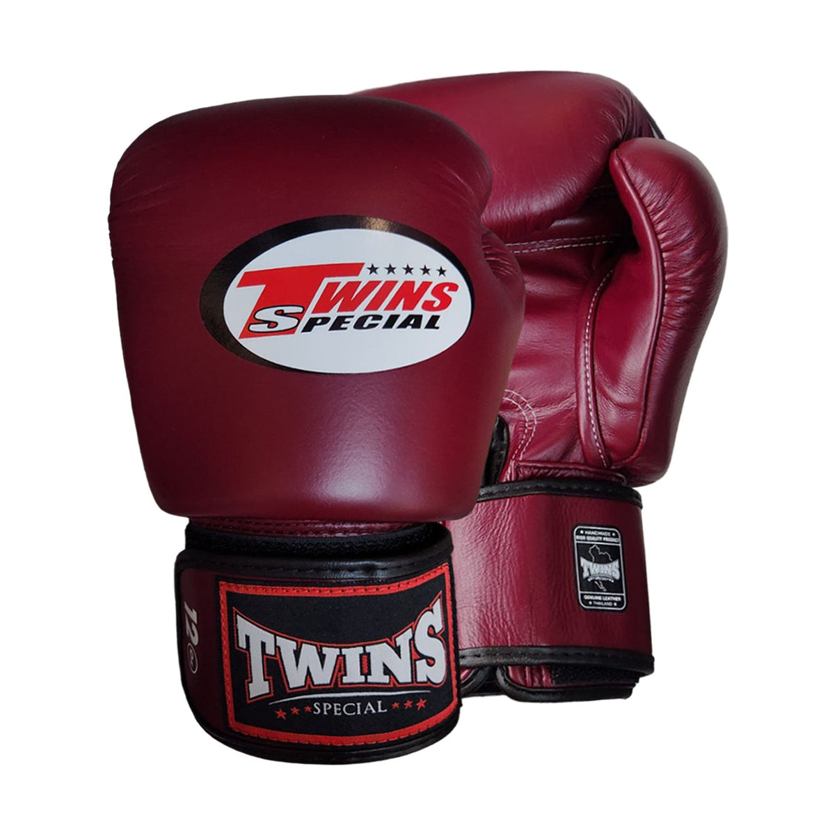 Twins Special BGVL3 Boxing Gloves, Burgundy, view 1