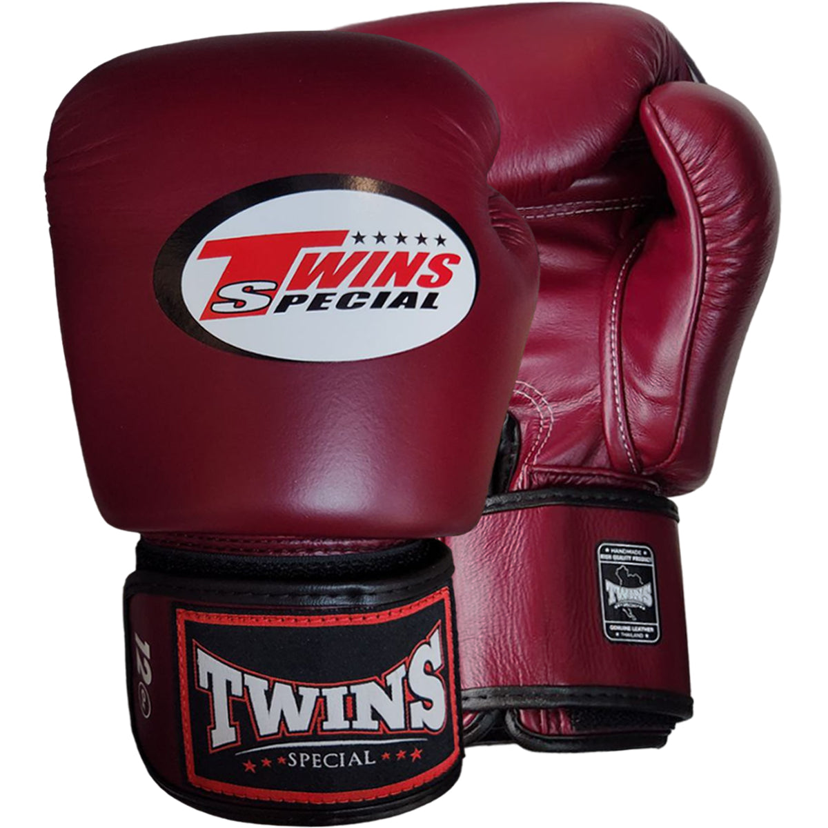 Boxing Gloves Twins Special  BGVL3 Burgundy Muay Thai Style