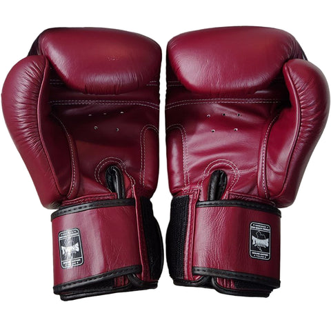 Boxing Gloves Twins Special  BGVL3 Burgundy Muay Thai Style