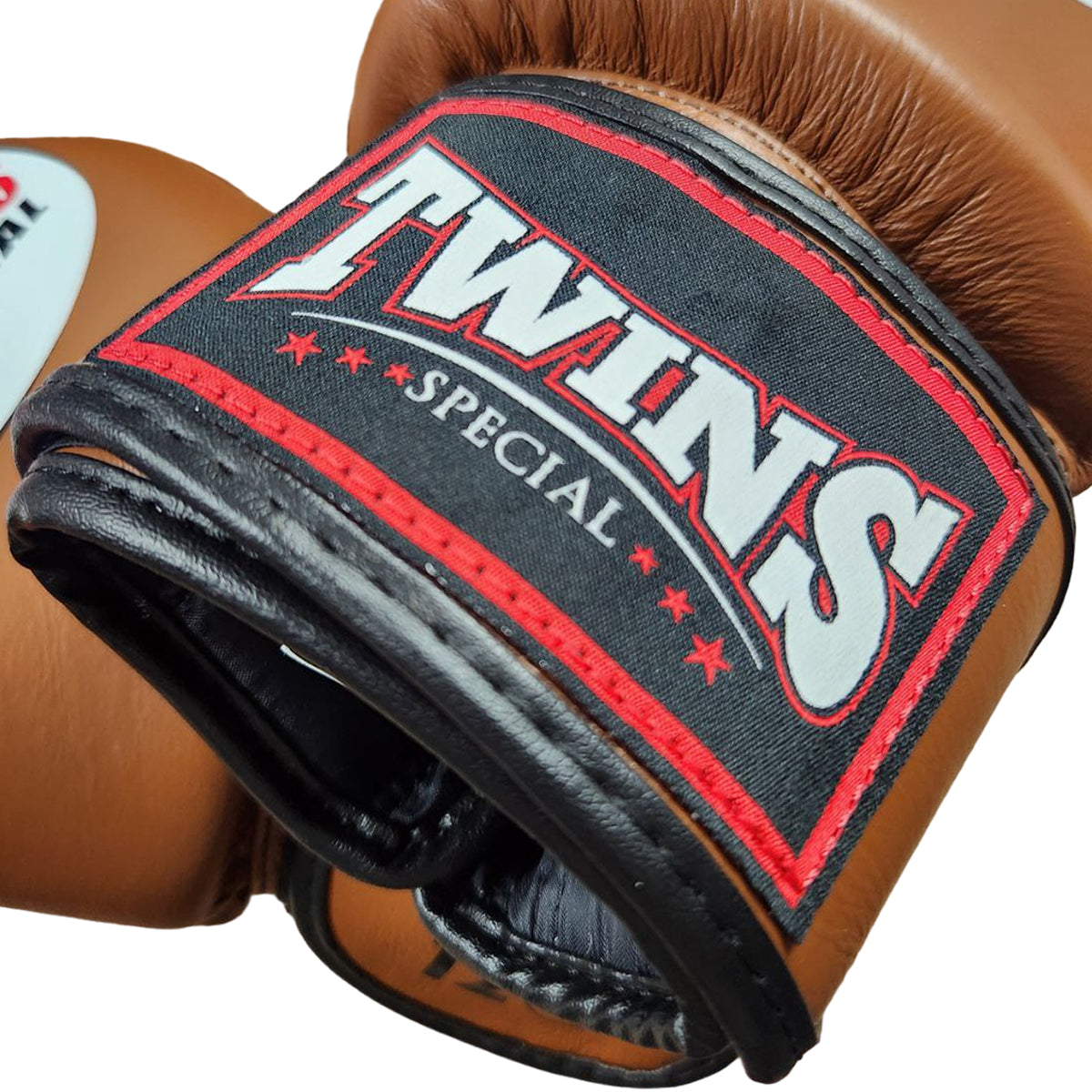 Twins Special BGVL3 Boxing Gloves, Brown, view 3