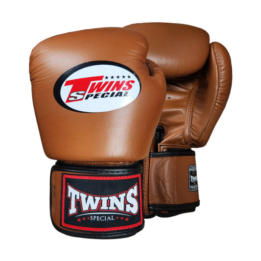 Twins Special BGVL3 Boxing Gloves, Brown, view 1