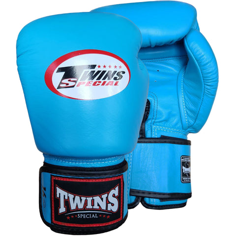 Boxing Gloves Twins Special BGVL3 Light Blue Muay Thai Style