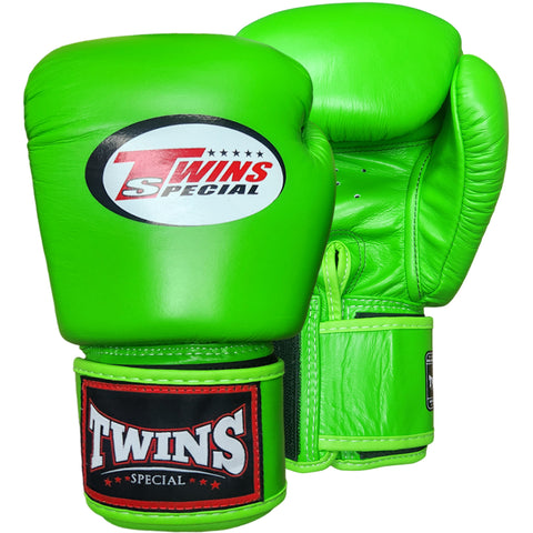 Boxing Gloves Twins Special BGVL3 Light Green Muay Thai Style