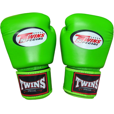 Boxing Gloves Twins Special BGVL3 Light Green Muay Thai Style