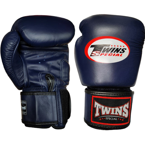 Boxing Gloves Twins Special BGVL3 Navy Muay Thai Style