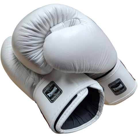 Boxing Gloves Twins Special BGVL3 White Muay Thai Style