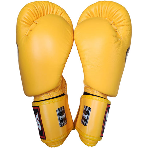 Boxing Gloves Twins Special BGVL3 Yellow Muay Thai Style