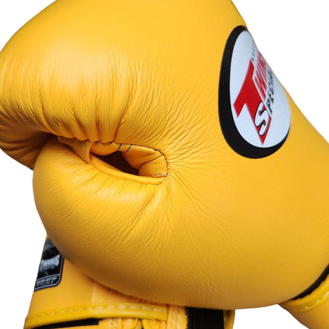 Boxing Gloves Twins Special BGVL3 Yellow Muay Thai Style