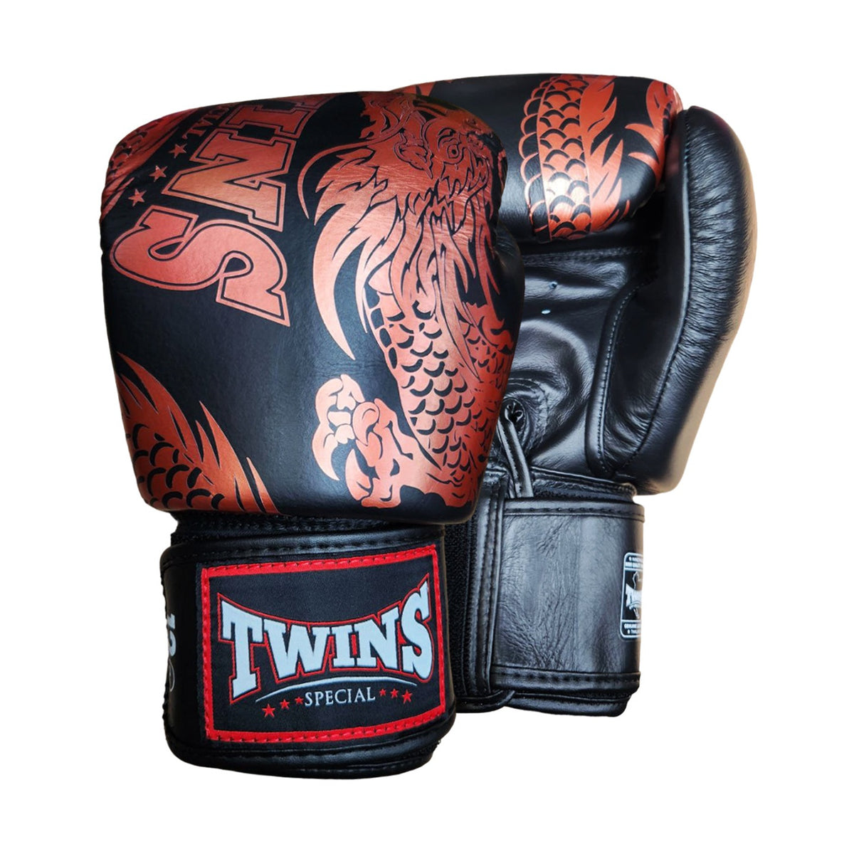 Twins Special FBGV-49 Fancy Boxing Gloves, Copper Black, view 1