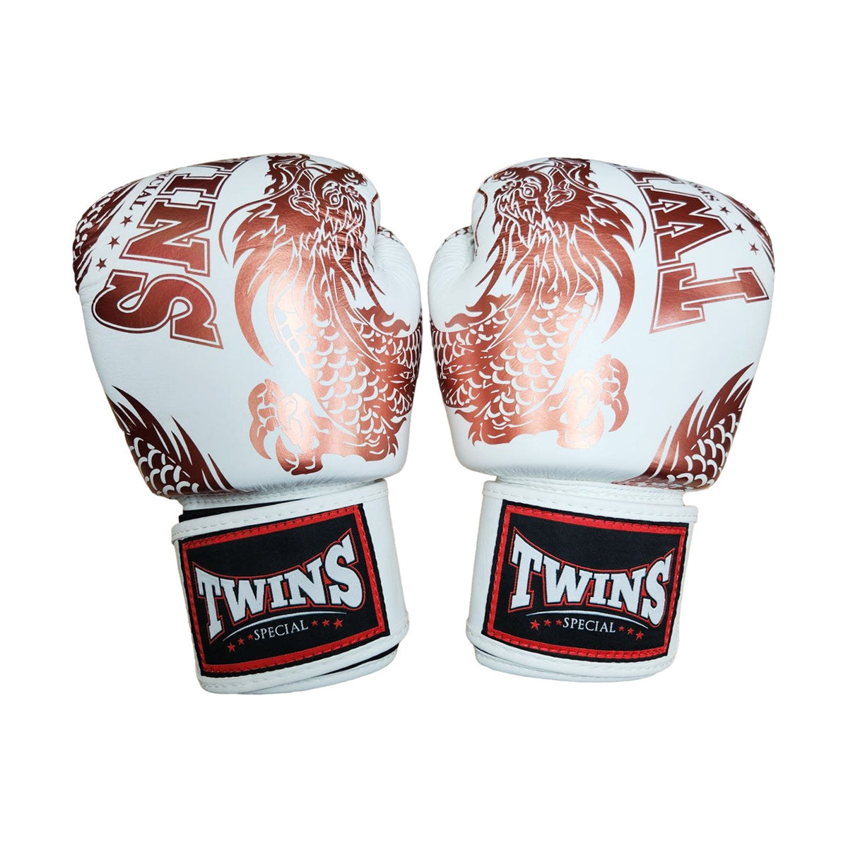 Twins Special FBGV-49 Fancy Boxing Gloves, Copper White, view 7