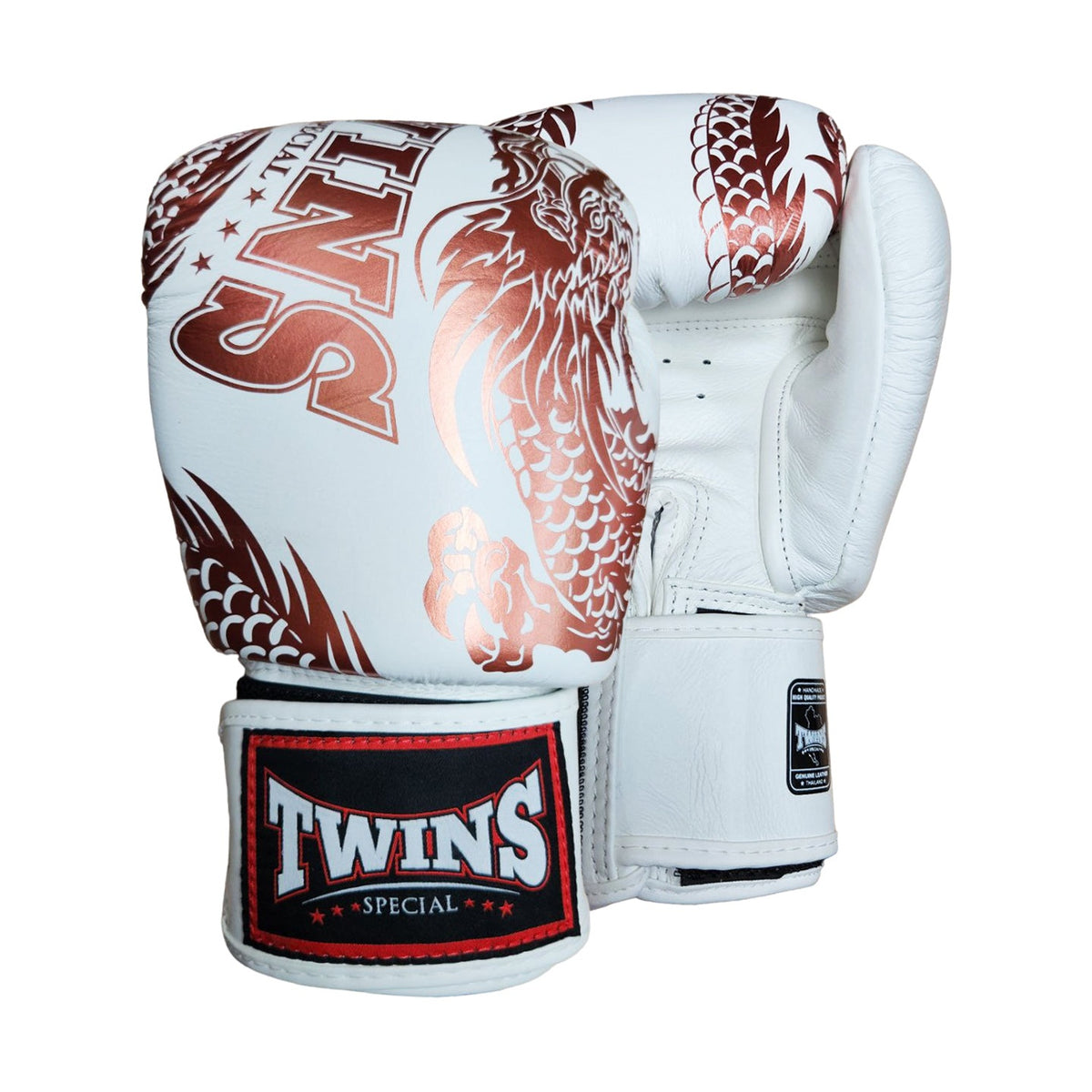 Twins Special FBGV-49 Fancy Boxing Gloves, Copper White, view 1